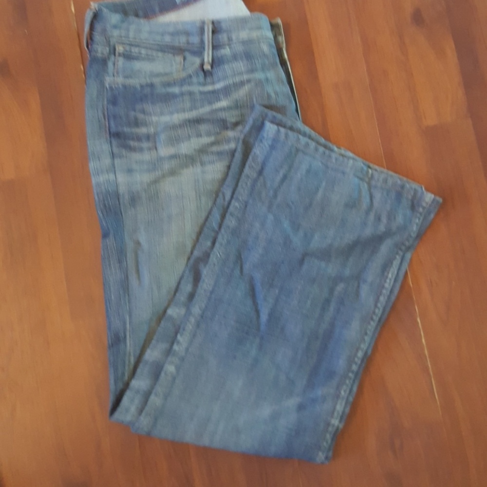 Earnest Sewn Distressed Men's Jeans 38x28